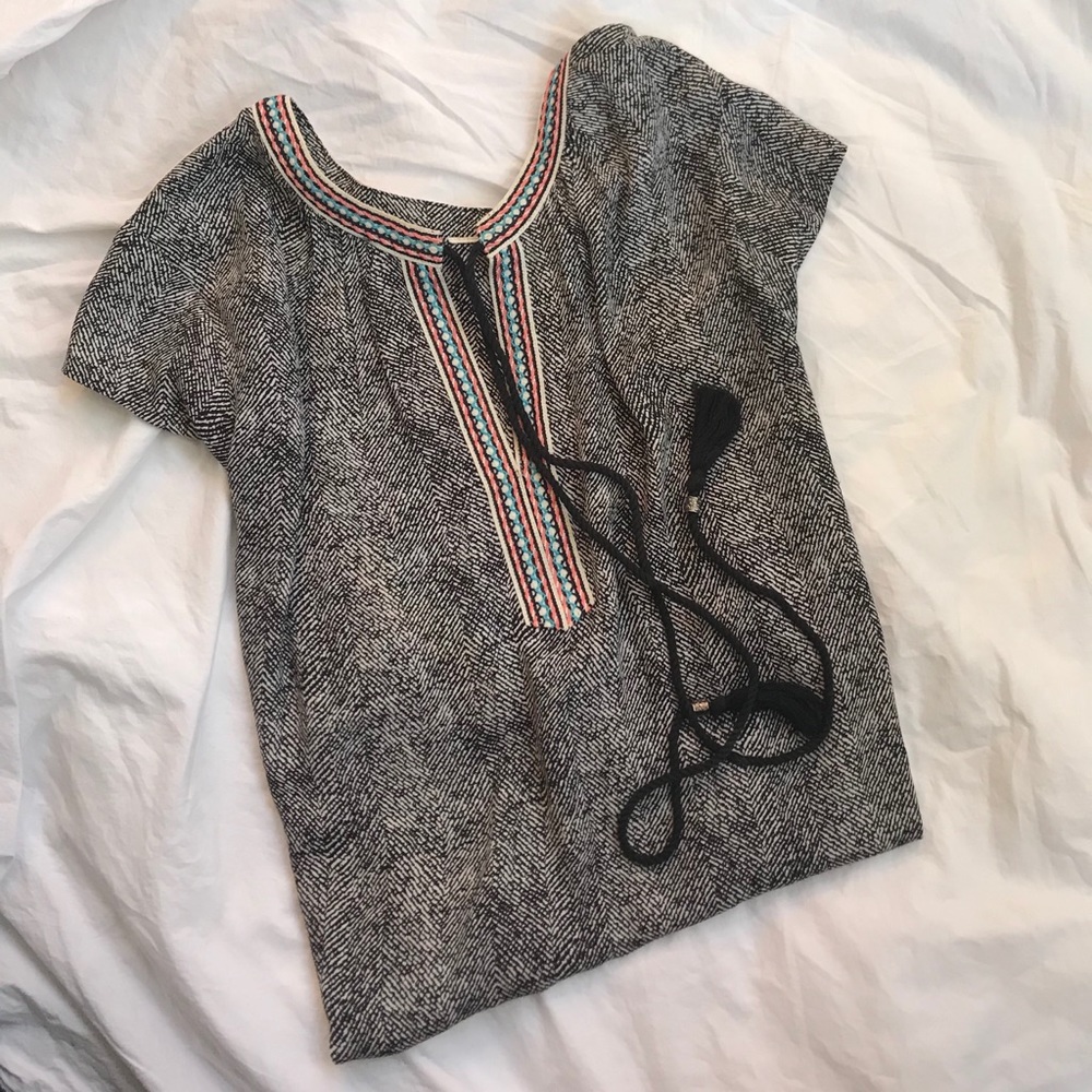 Short Sleeve Work Top